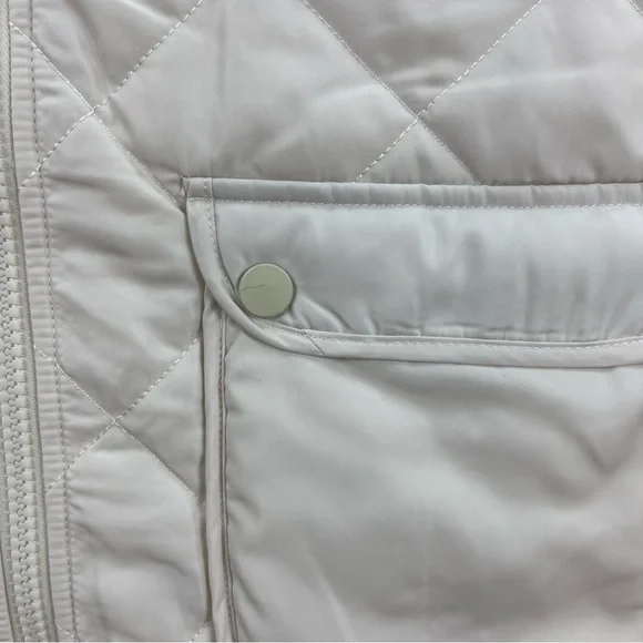 NWT Stoosh White Quilted Puffer Vest Size Medium - Picture 4 of 8